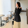 Korean Style Casual Blazer with Back Vent