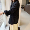 Korean Style Casual Blazer with Back Vent