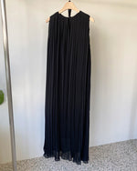 Sleeve-Less Pleated Midi Dress