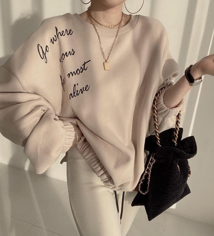 Designer Handwriting Sweatshirt