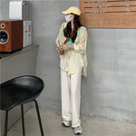 Korean Style Casual Summer Wide Pants