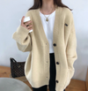 Boyfriend Style Minimalist Cardigan