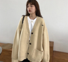 Boyfriend Style Minimalist Cardigan