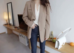 Relaxed Single-Breasted Blazer