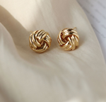 Classic Gold Knot Studs