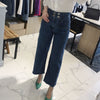 High Rise Wide Denim Pants