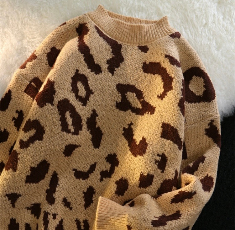 Leopard Pullover Sweater