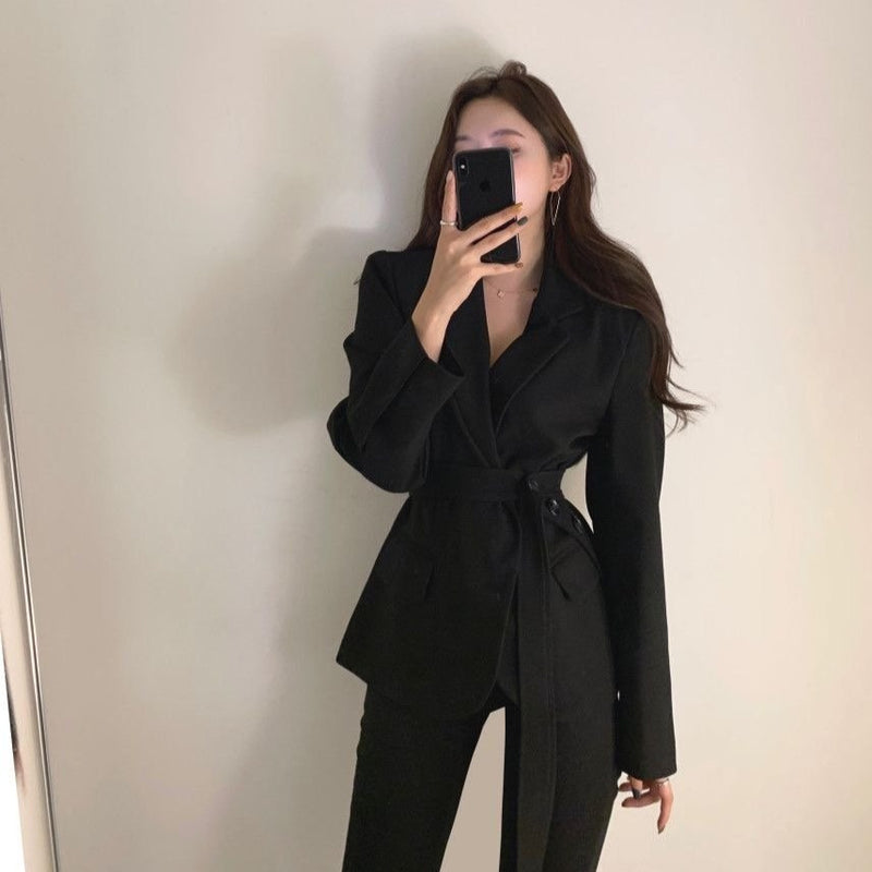 Korean Style Ins Blazer Women  Korean Office Fashion Blazer