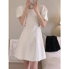 Short Sleeve Mini Dress with Cut Out Meshed Waist