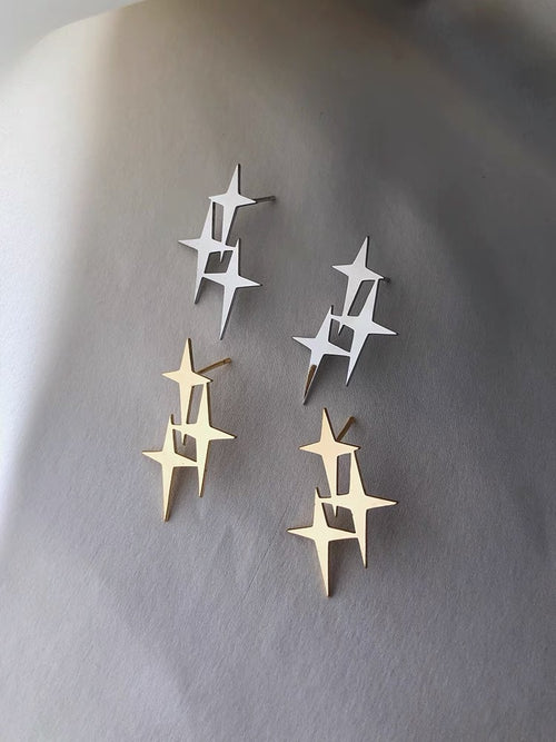 Three Stars Earrings