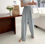 High-Waist Pleated Wide Pants