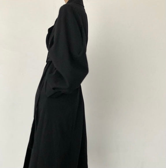 British Style Double Breasted Trench Coat with Belt