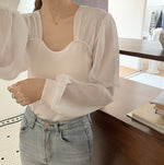 Sweetheart Neck Blouse