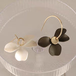 Designer Asymmetrical Flower Earring