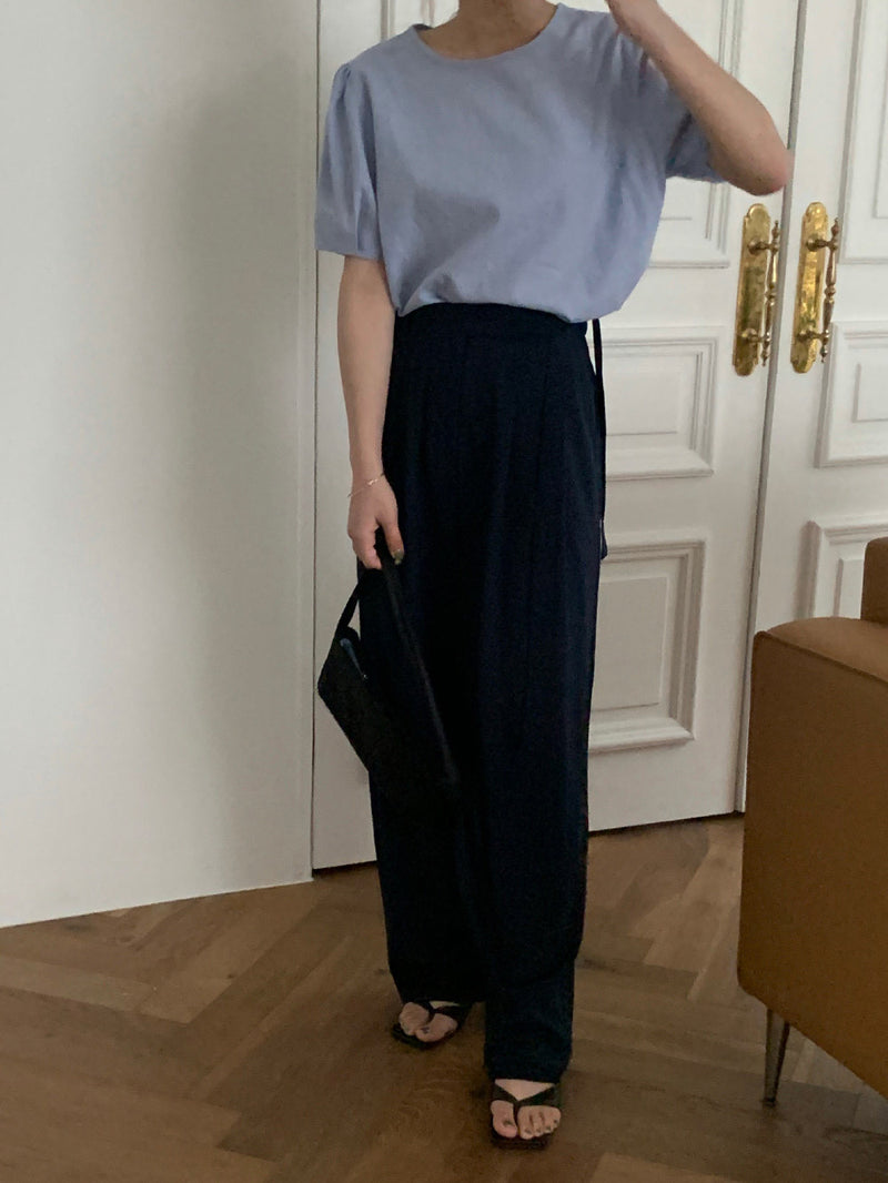 Wide Leg Tie Pants