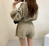 Designer Knitted Long Sleeve Rompers