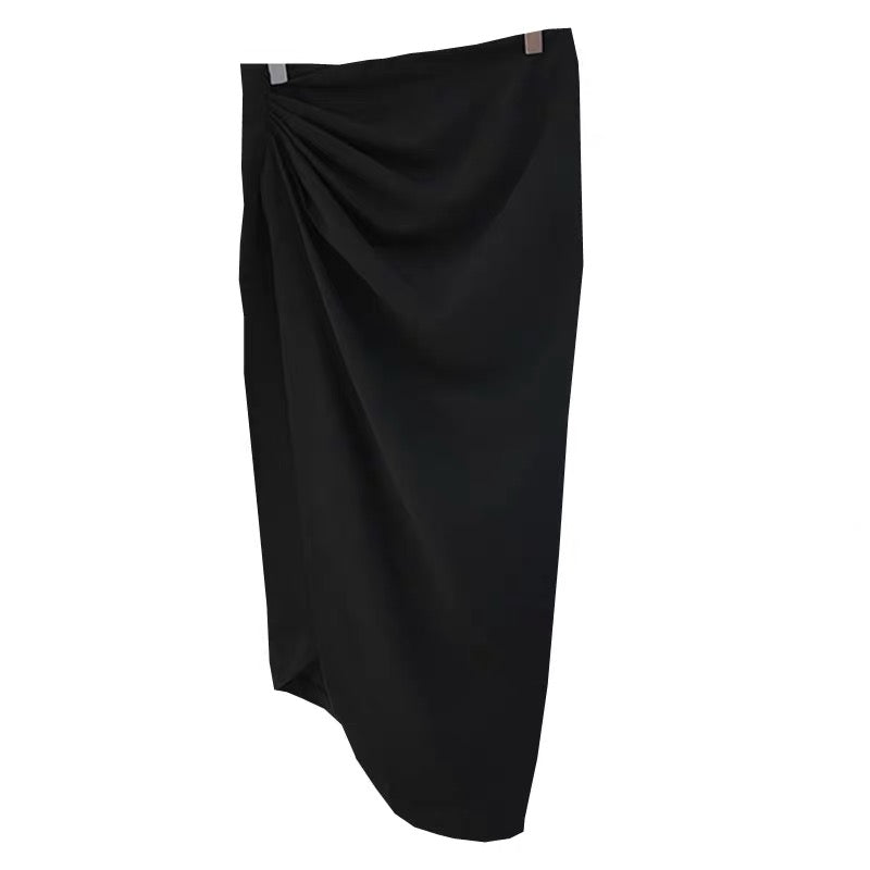 Asymmetrical Folded Skirt