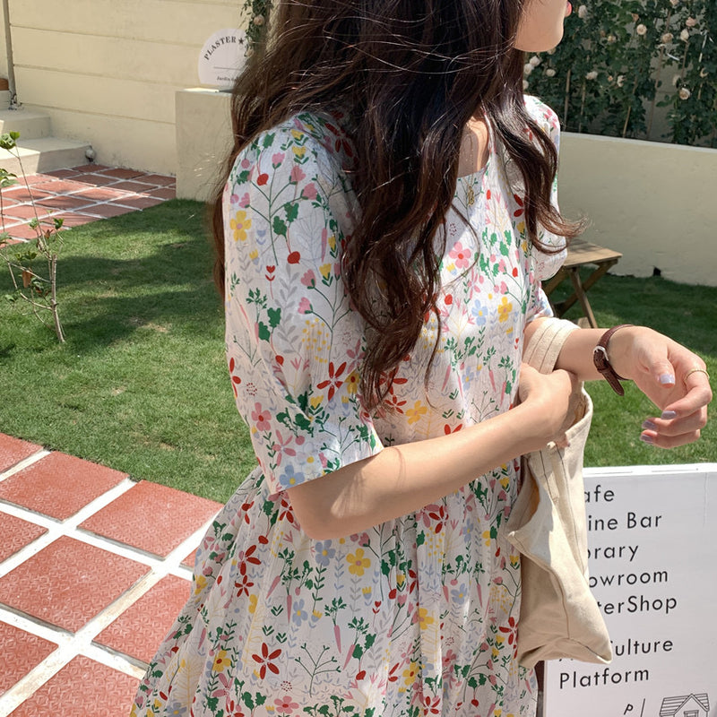 Summer Floral Print Dress