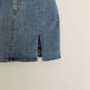 Denim Side Slit Skorts