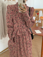 Rusty Rose Long Sleeve Maxi Dress (Two Styles)