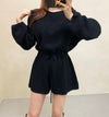 Designer Knitted Long Sleeve Rompers