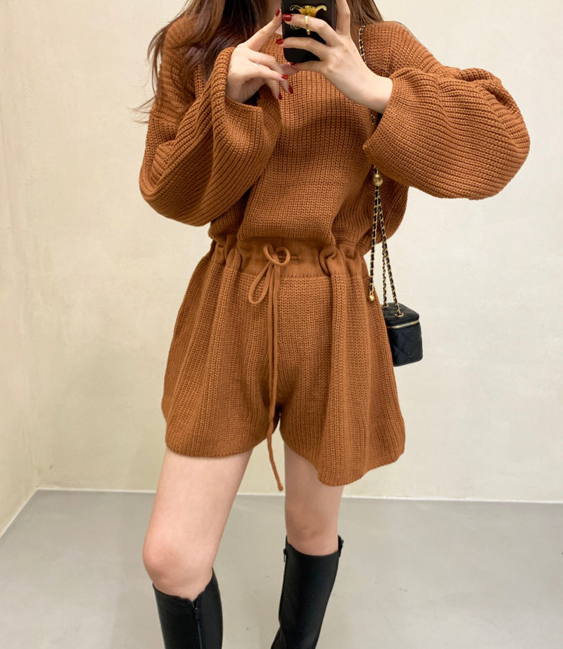 Designer Knitted Long Sleeve Rompers