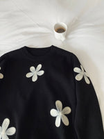 Flower Embroidery Knitted Sweater