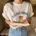 Designer Teddy Bear Cotton T-Shirt