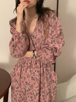 Rusty Rose Long Sleeve Maxi Dress (Two Styles)