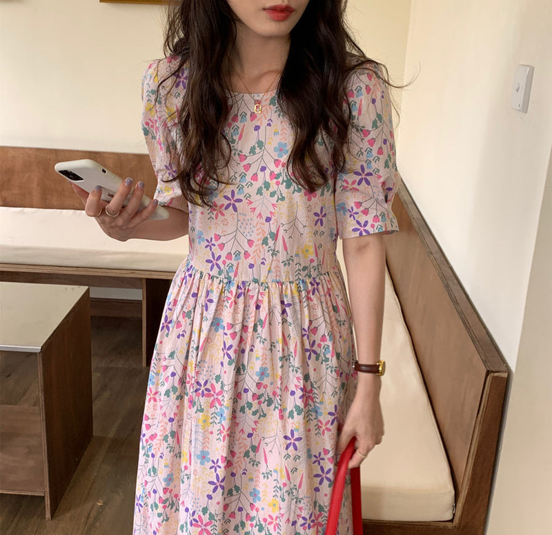 Summer Floral Print Dress