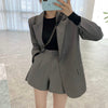 Korean Style A Line Suit Jacket with Shorts