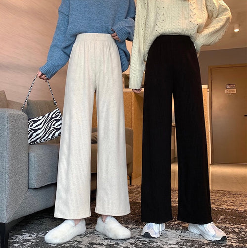 Korean Style Casual Wide Pants