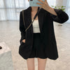 Korean Style A Line Suit Jacket with Shorts