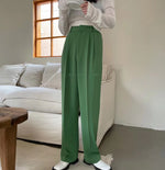 Summer High Waist Wide Legs Suit Pants