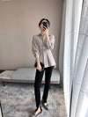 Chiffon Shirt with Pleated Bottom