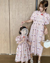 Mom & Daughter ♡ Qi Pao Style Babydoll Dress