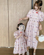 Mom & Daughter ♡ Qi Pao Style Babydoll Dress