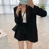 Korean Style A Line Suit Jacket with Shorts