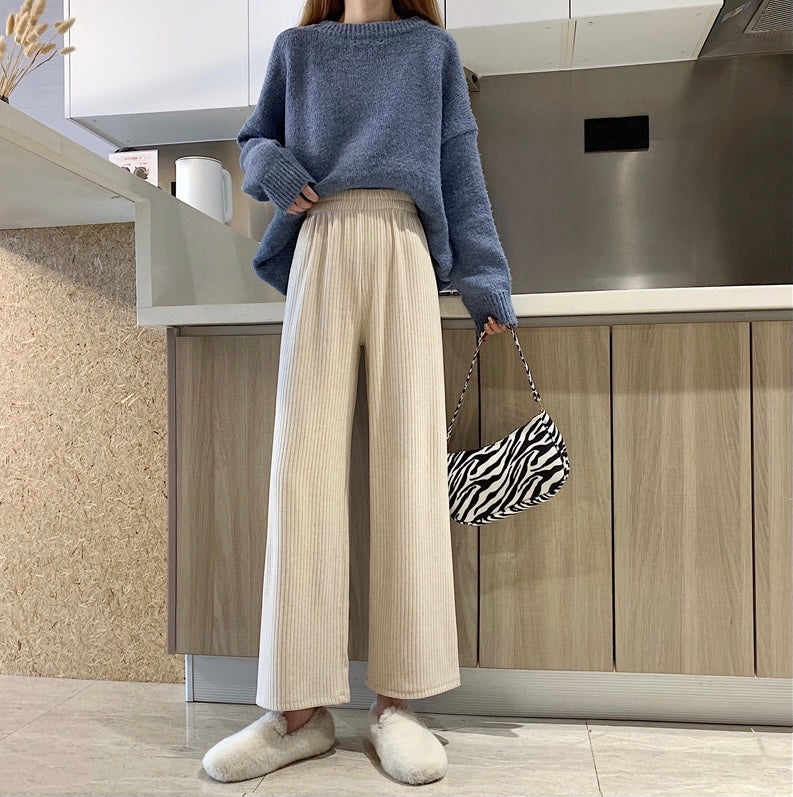 Korean Style Casual Wide Leg Pants Cargo Summer Women Pockets Street Female  s1 Grey8 XS at  Women's Clothing store