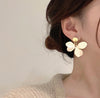 Designer Asymmetrical Flower Earring