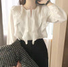 Ruffled Collar Long Sleeve Shirt