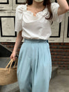 Wide Leg Tie Pants