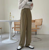 Summer High Waist Wide Legs Suit Pants