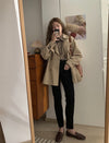 Short Double Breasted Trench Coat