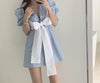 Korean Style Two-in-One Shirt Dress