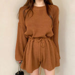 Designer Knitted Long Sleeve Rompers