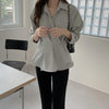 Designer Cross-Over Side Button Peplum Blouse