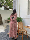 Rusty Rose Long Sleeve Maxi Dress (Two Styles)