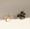 Designer Asymmetrical Flower Earring