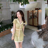 Summer Macaron Soft Knitted Mini Dress